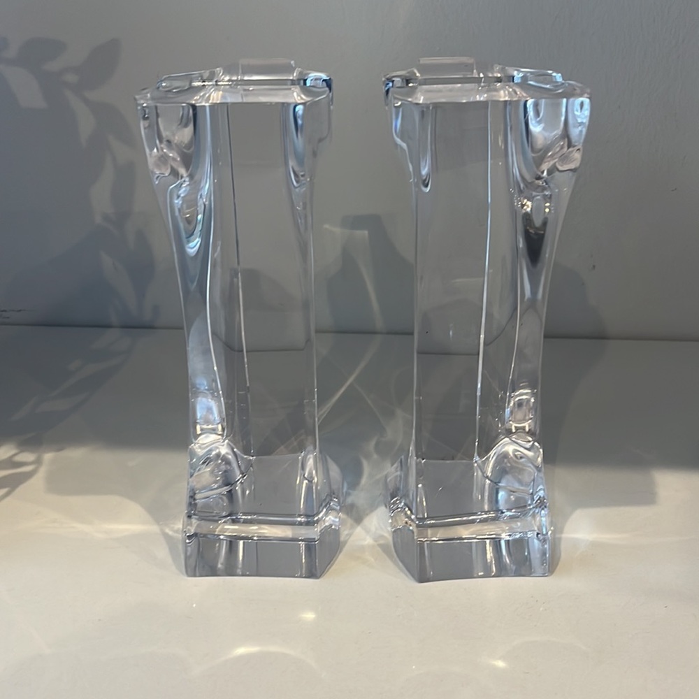 Vintage MCM Ritts Astrolite Lucite Bookends - Picture 4 of 7